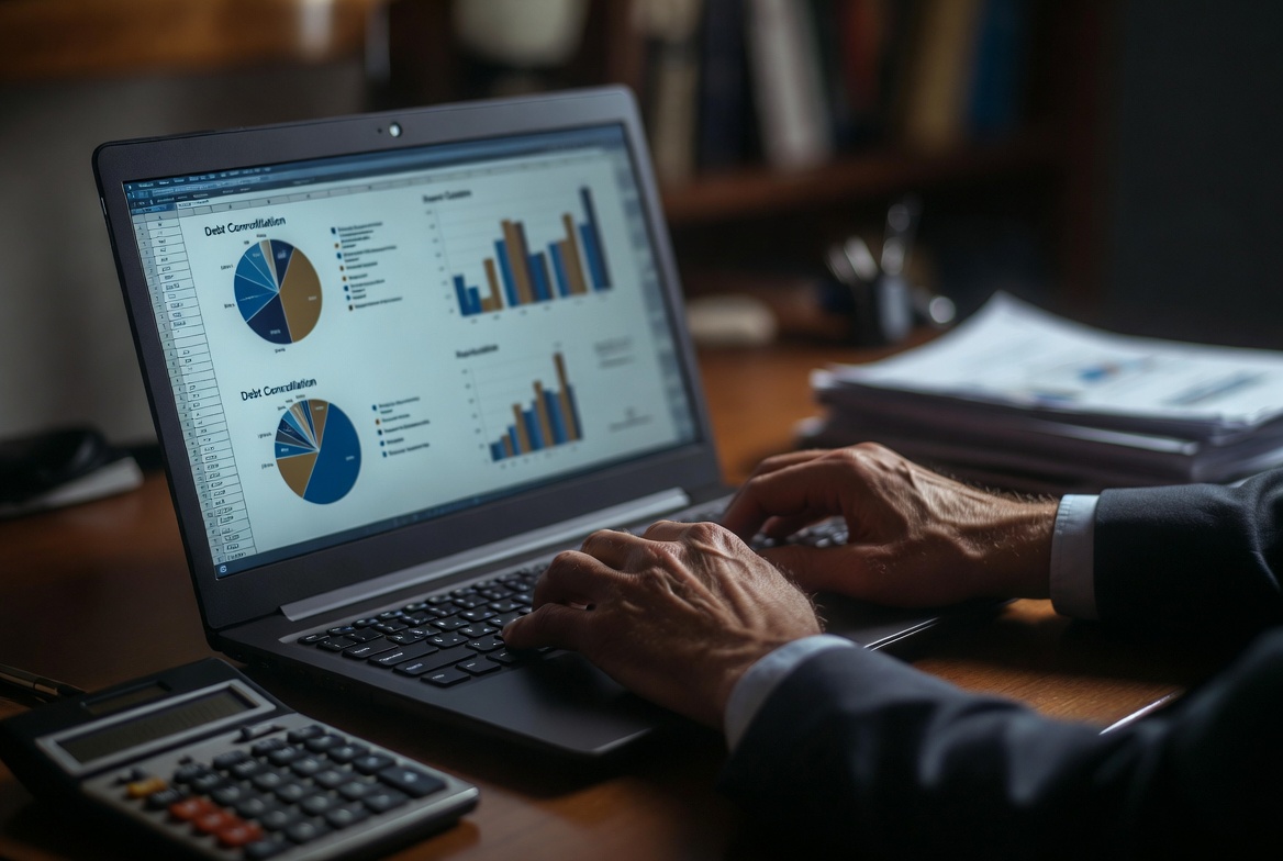 직장인이 스마트폰 앱으로 마이데이터를 연동해 신용점수를 올리고 대환대출 플랫폼에서 1금융권 금리를 비교하는 이미지